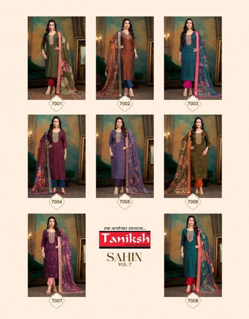Taniksh sahin vol 7 straight kurtis wholesale  - wholesale export